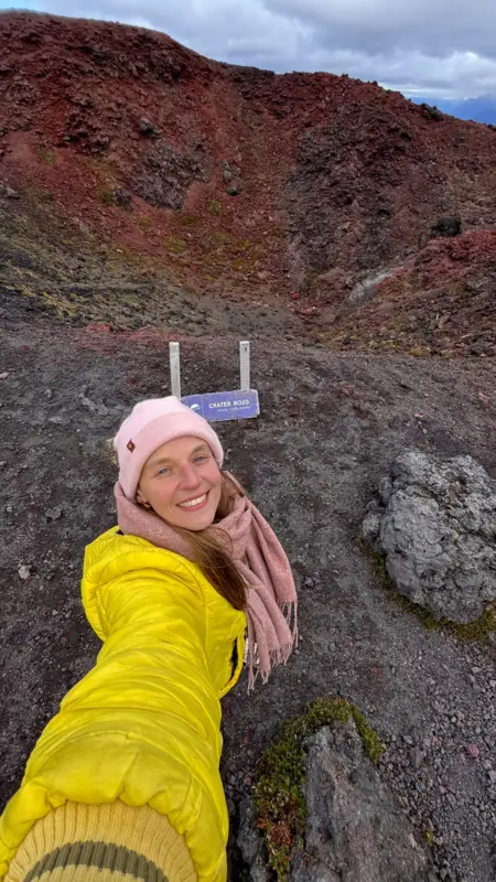 Volcán Osorno y Cráter Rojo en el sur de Chile