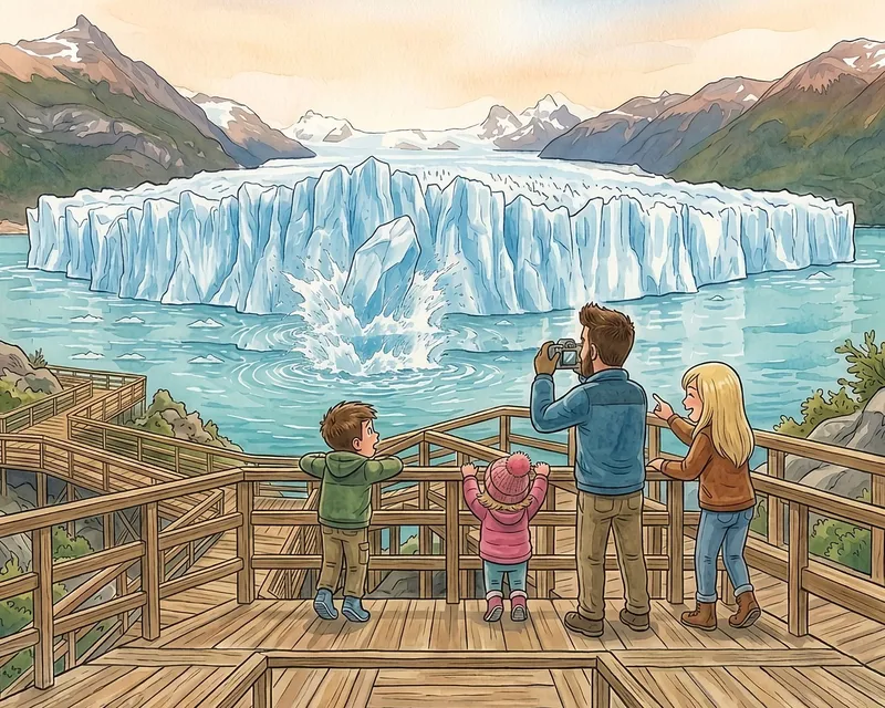 El glaciar Perito Moreno
