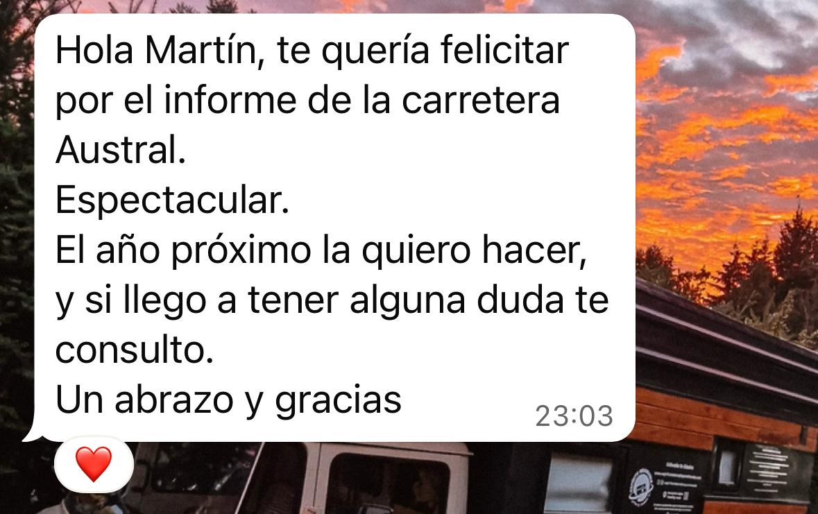 Testimonio WhatsApp